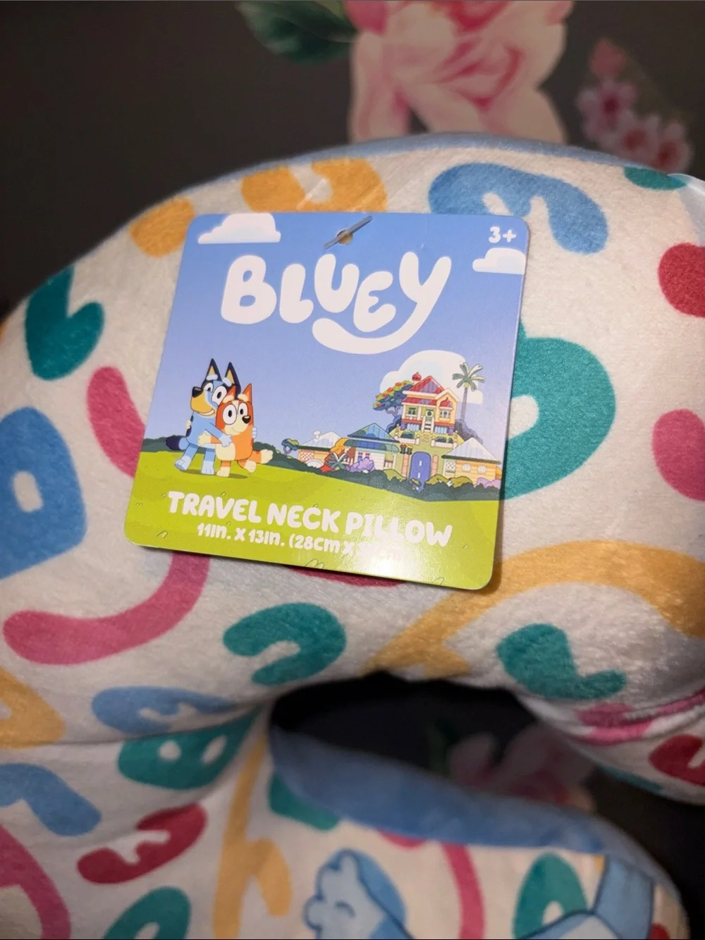Bluey’s Travel pillow NWT